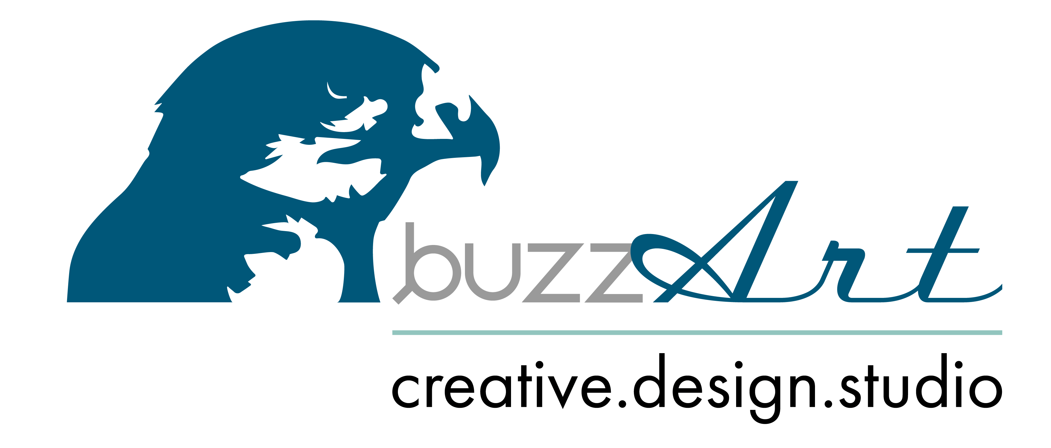 buzzArt creative.design.studio Logo